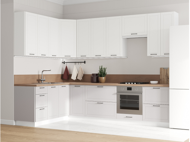 Высокий кухонный гарнитур Вектор 300х180 см