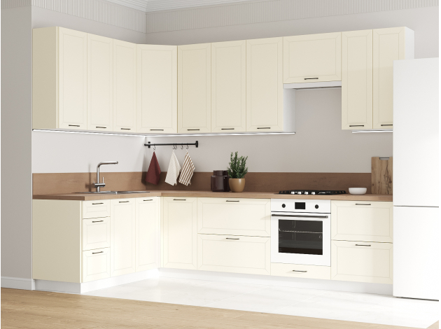 Высокий кухонный гарнитур Вектор 300х180 см