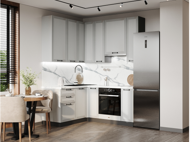 Кухонный гарнитур Страйп 180х150 см