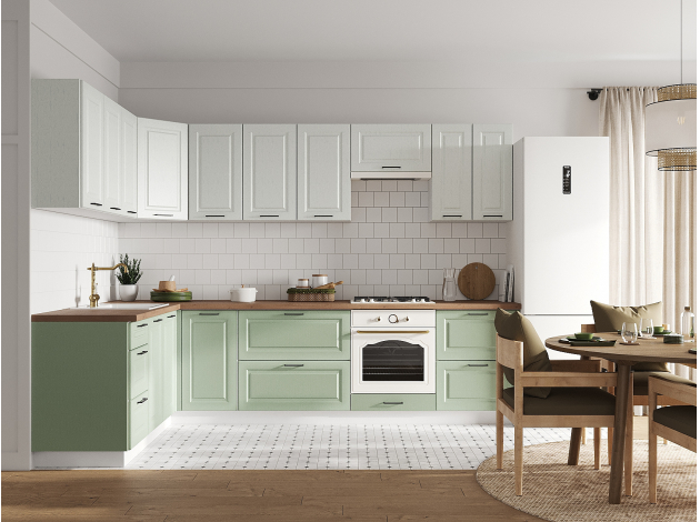 Кухонный гарнитур Грейвуд 300х180 см