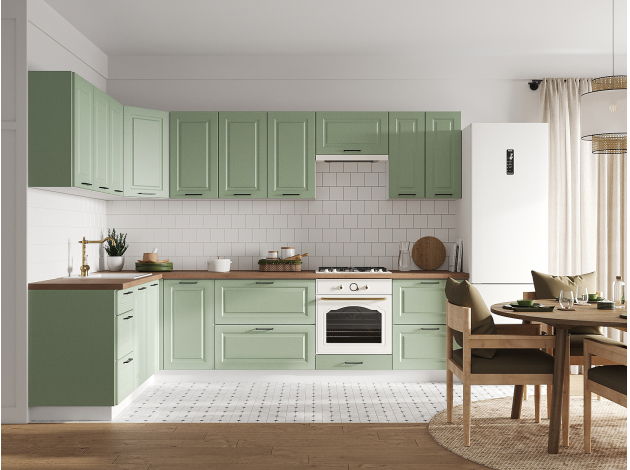 Кухонный гарнитур Грейвуд 300х180 см