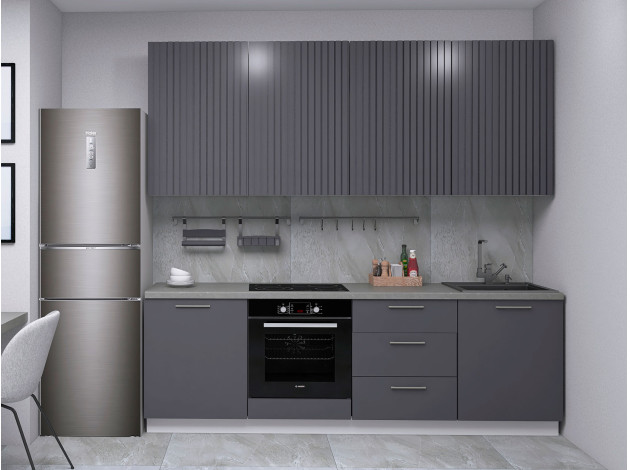 Кухонный гарнитур Комби высокий 240 см