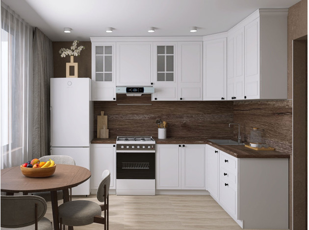 Кухонный гарнитур Бьянка 240х160 см