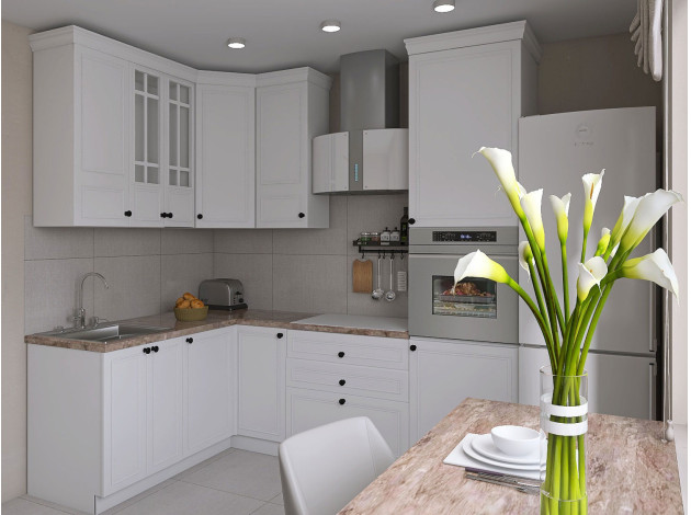 Кухонный гарнитур Бьянка 240х160 см