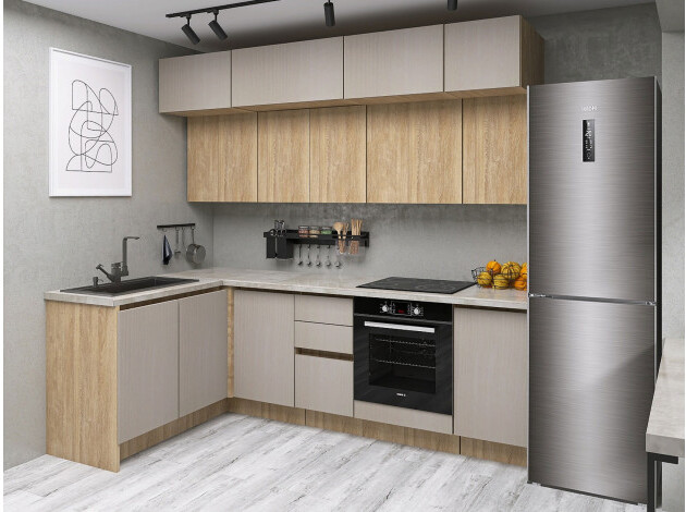 Кухонный гарнитур Женева 240х142 см