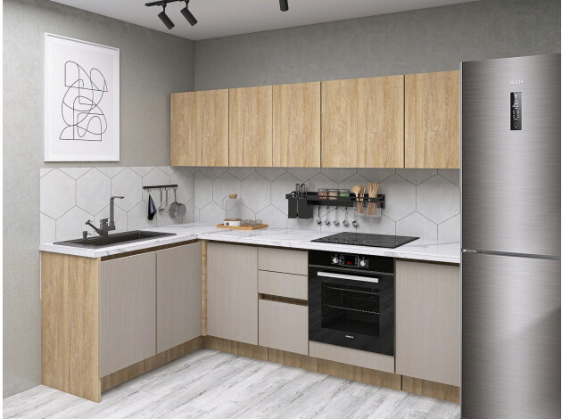 Кухонный гарнитур Женева 240х142 см