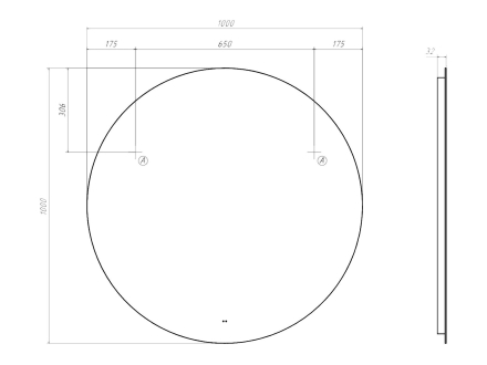 Зеркало LED 135-194147