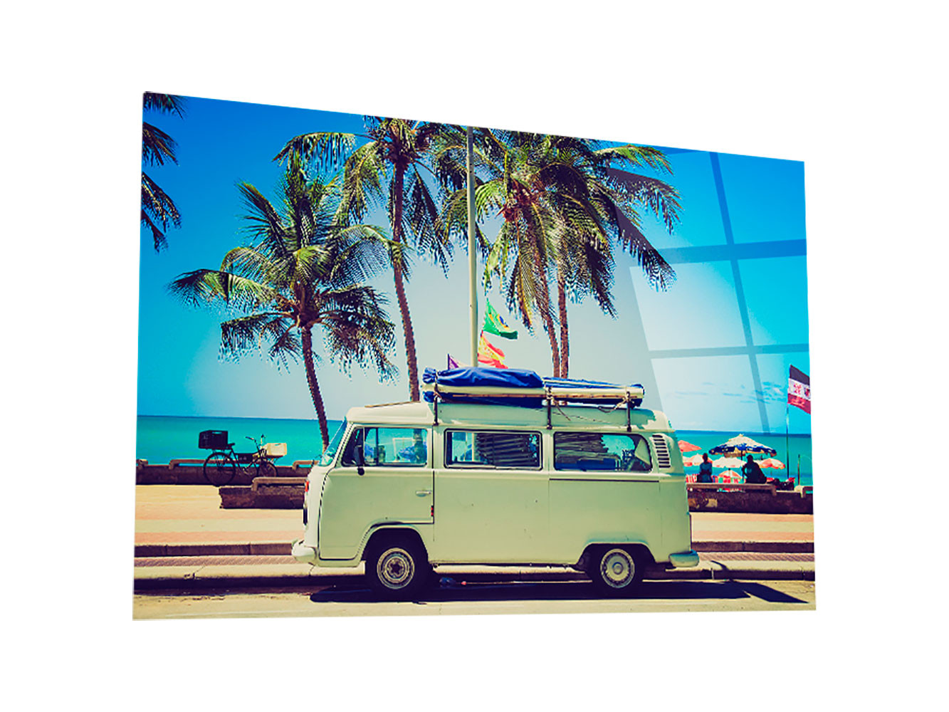 Картина  Отпуск на море Стекло