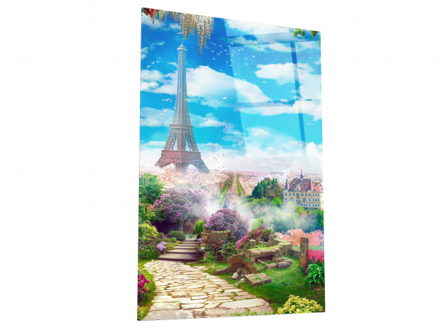 Картина Картина на стекле 40х60 "Релакс в Париже 2". арт. WBR-01-412-04
