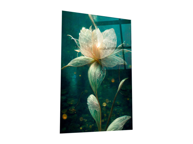 Картина Картина на стекле 40х60 "Подводные цветы 4". Артикул WBR-05-1384-04