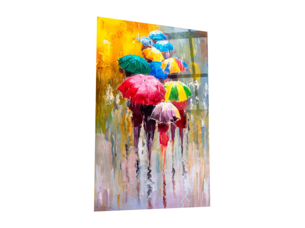 Картина Картина на стекле 40х60 "Дождливый день". Артикул WBR-15-1581-04
