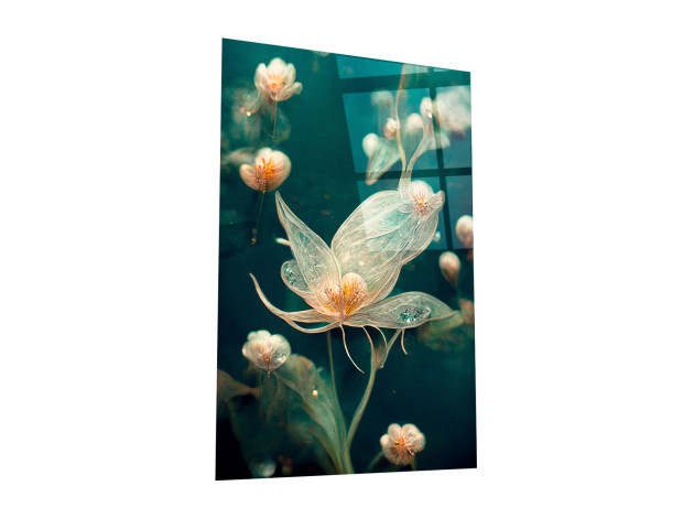 Картина Картина на стекле 40х60 "Подводные цветы 3". Артикул WBR-05-1383-04