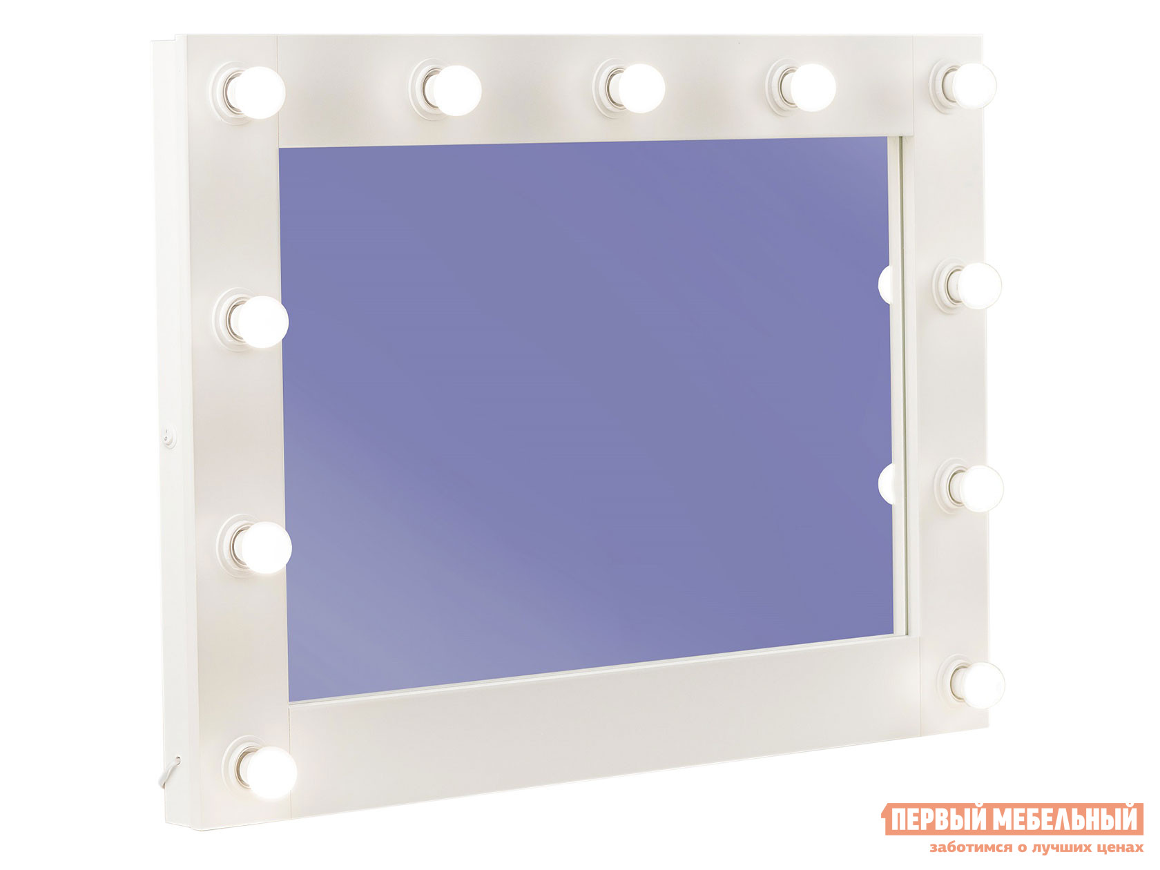 Настенное зеркало  Санлайт Белый