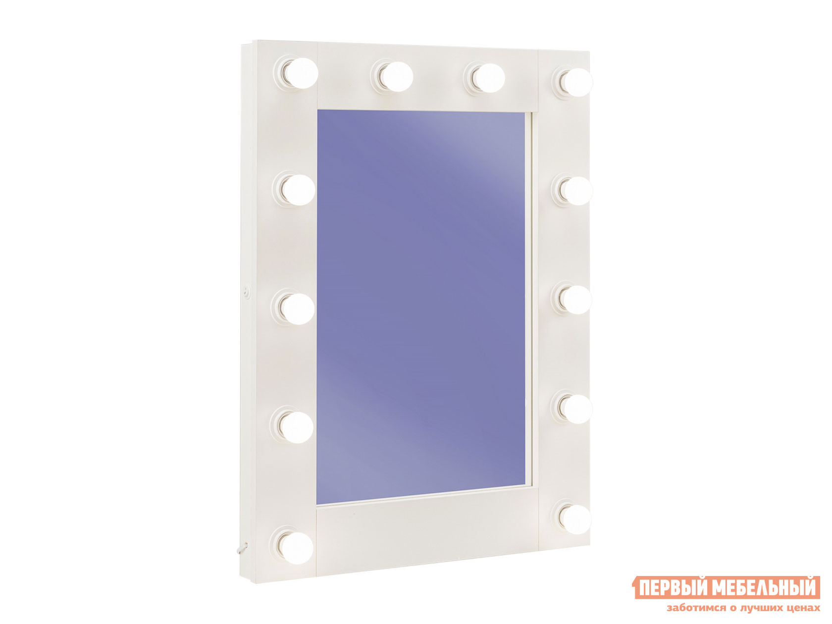 Настенное зеркало  Санлайт Белый, 600 Х 800 мм