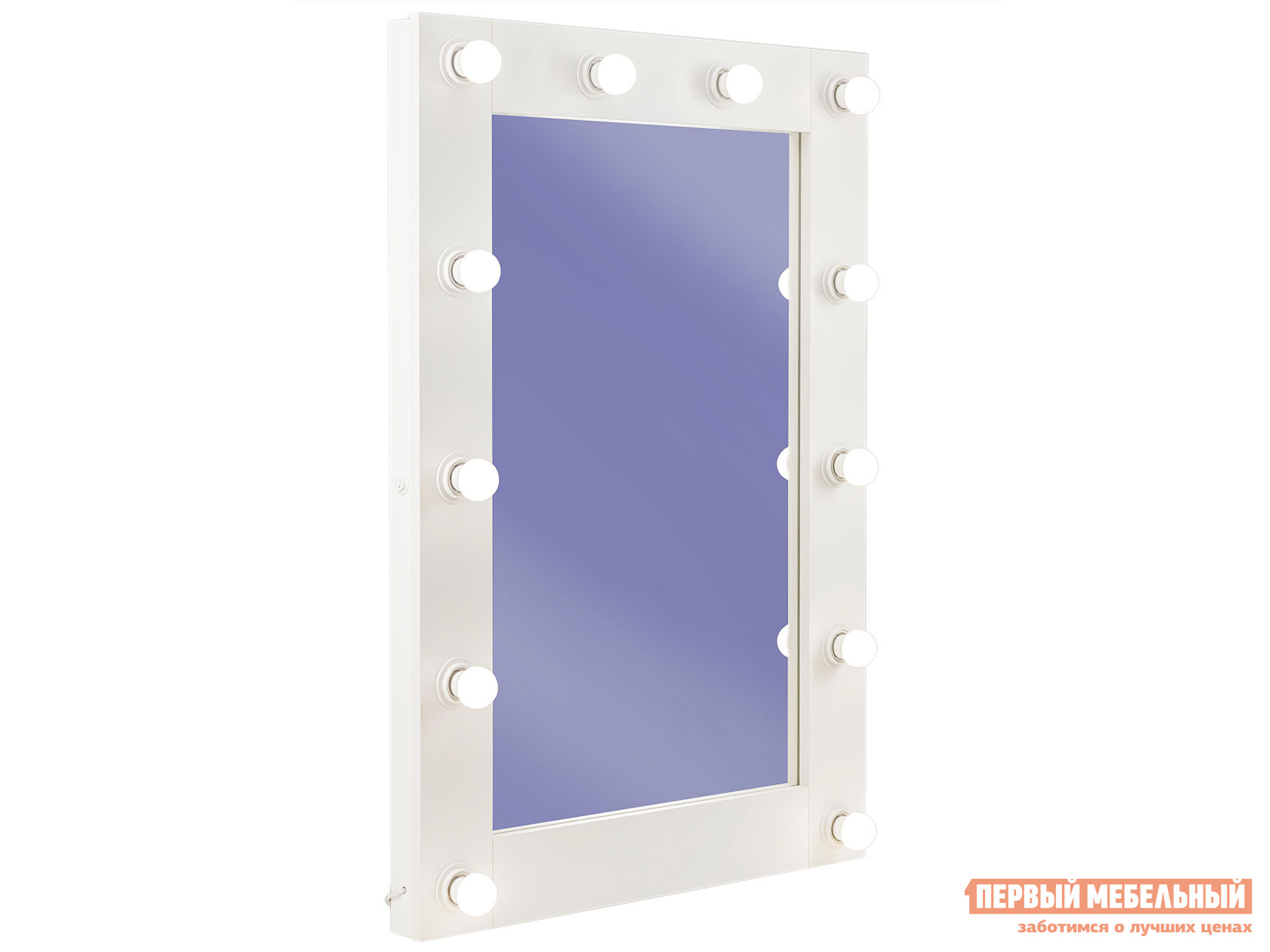 Настенное зеркало  Санлайт Белый, 700 х 1000 мм