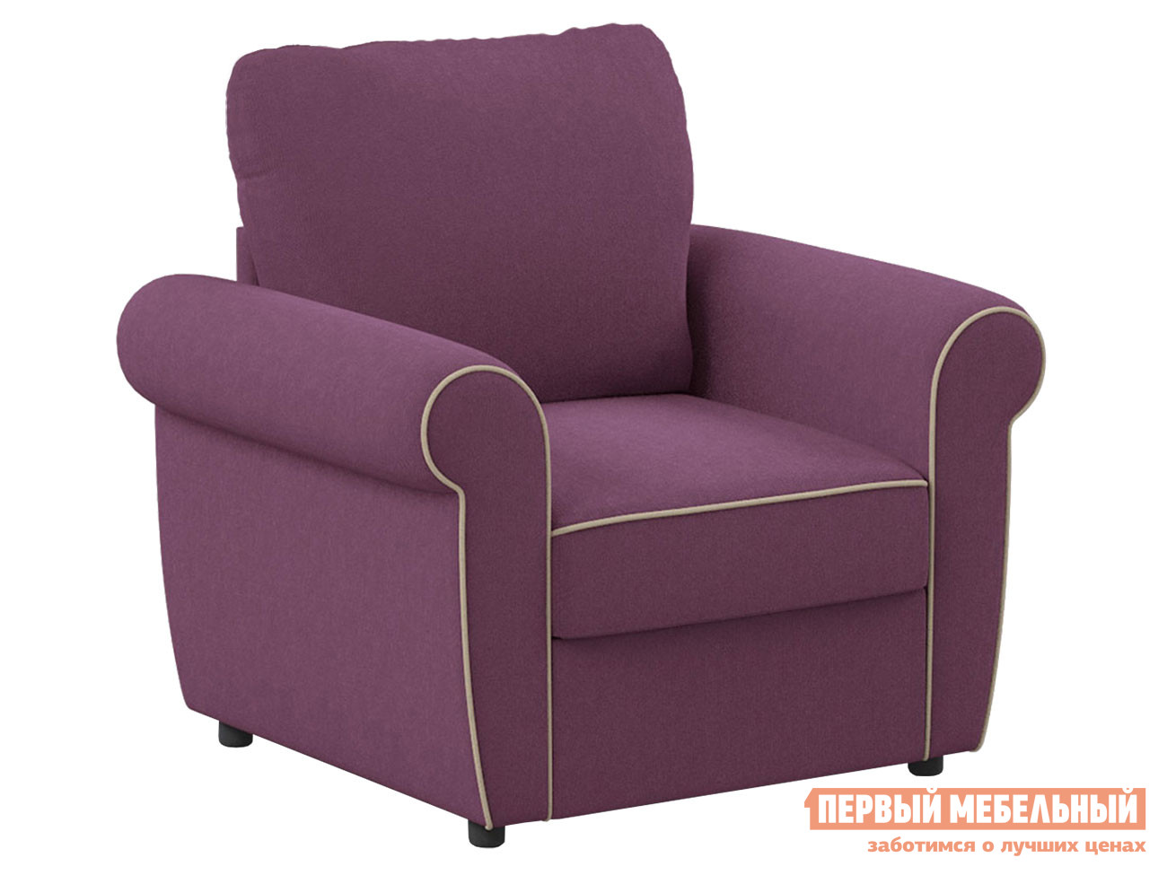 Кресло  Догвиль Фиолетовый, велюр, новый