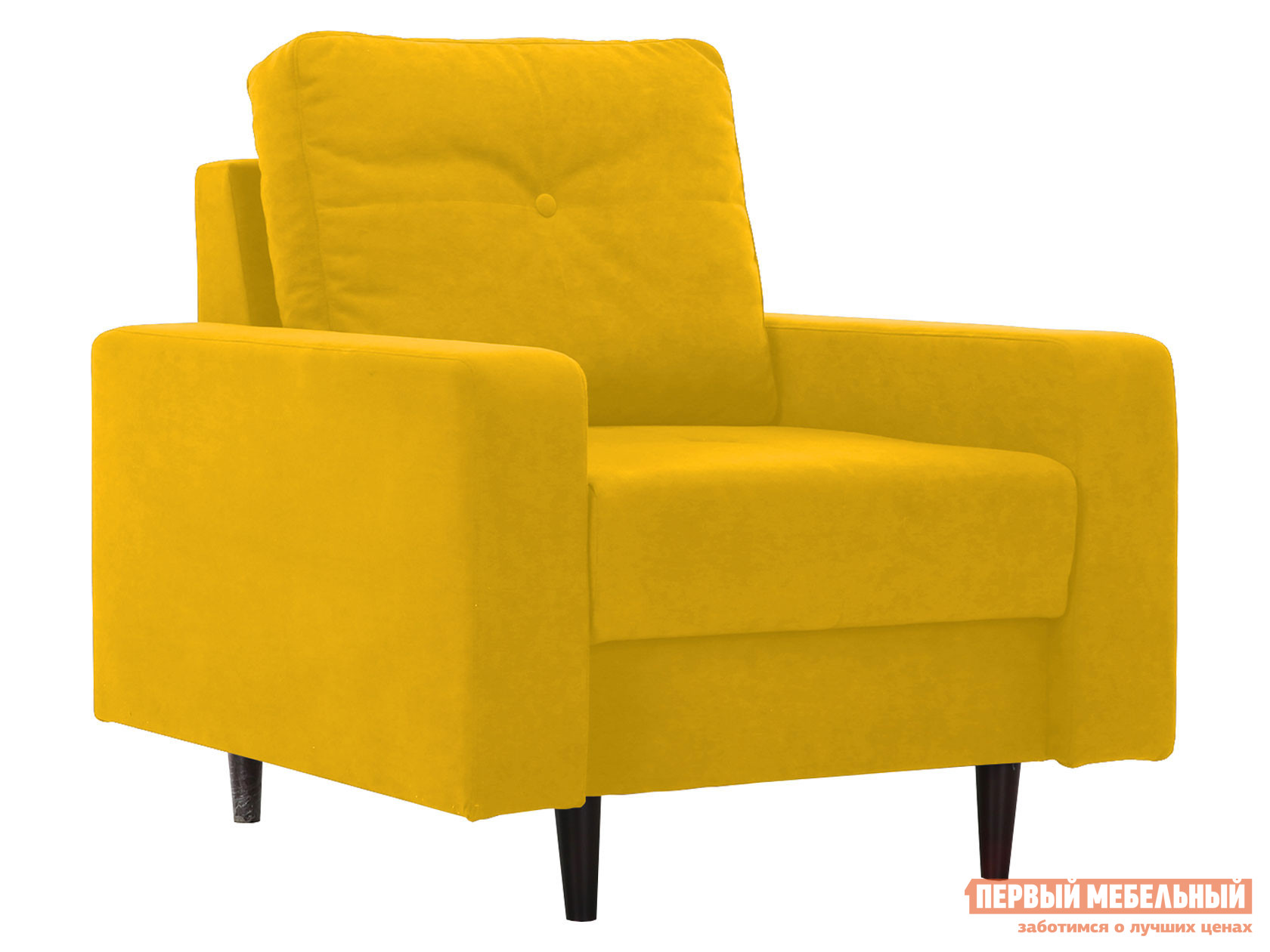 Кресло  Лоретт Желтый, велюр