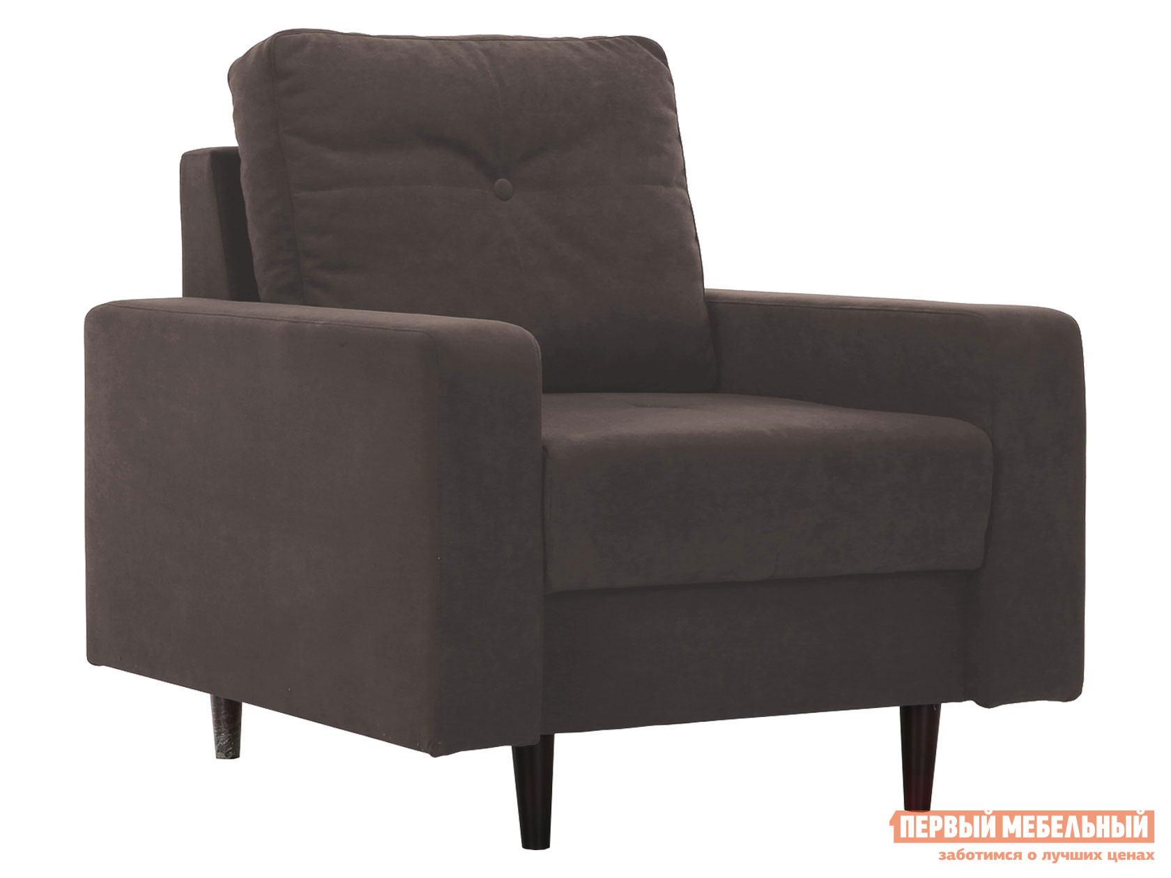 Кресло  Лоретт Шоколадный, велюр