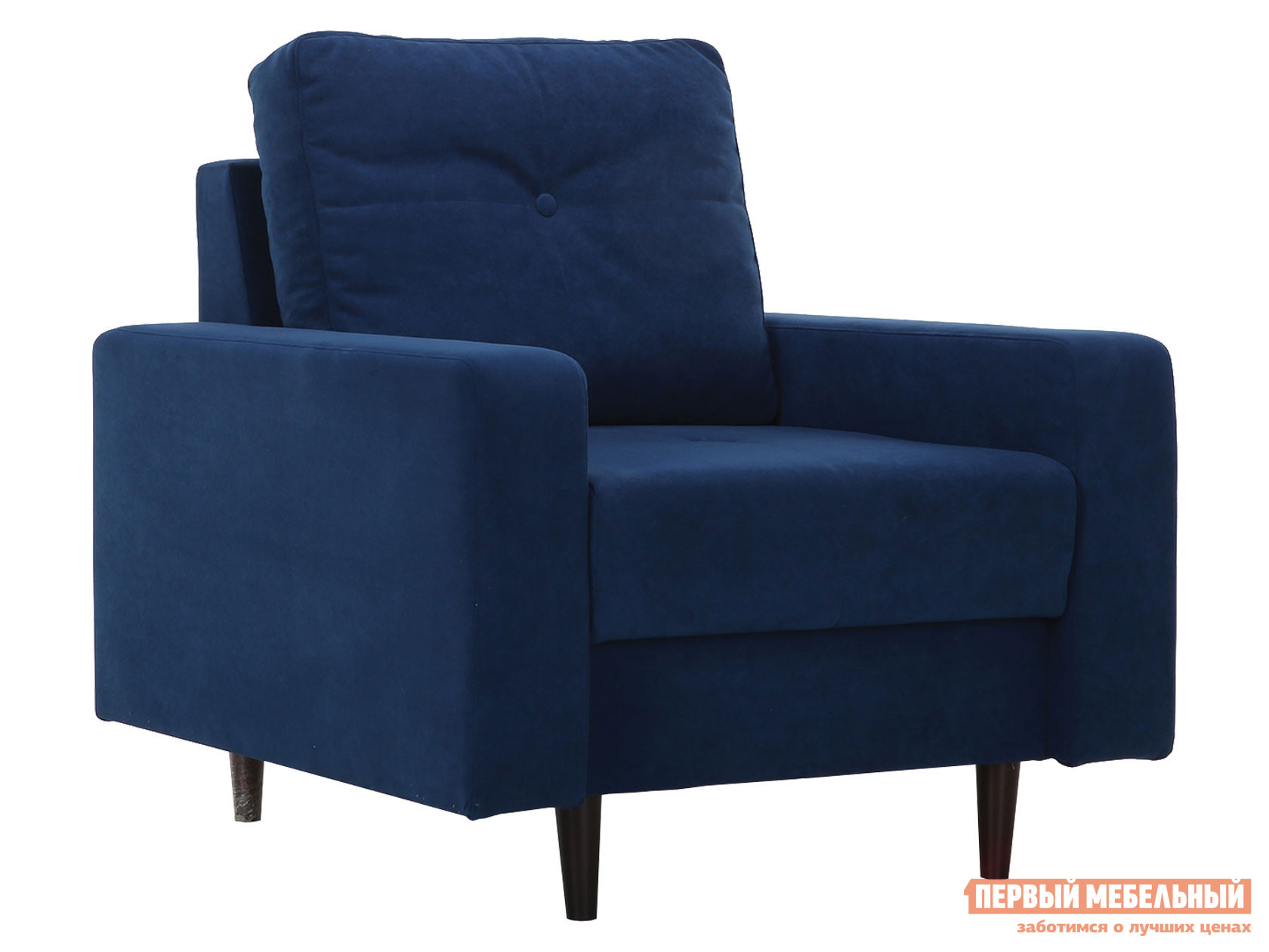 Кресло  Лоретт Синий, велюр