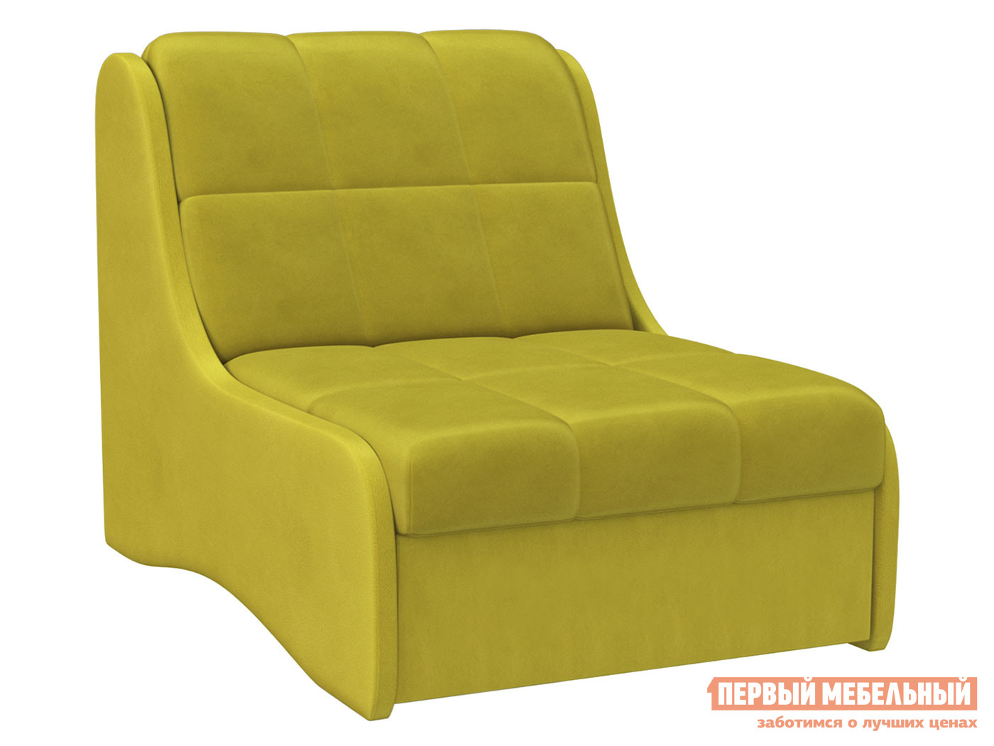 Кресло-кровать  Токио Желтый, велюр, Пенополиуретан, 86x200 мм