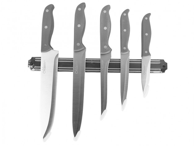 Набор ножей MR-1428 Набор ножей Maestro (6 пр. с магн. планкой)