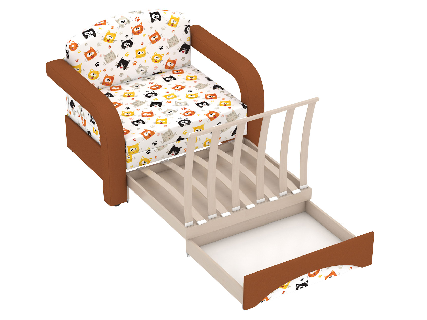 детский диван кровать антошка