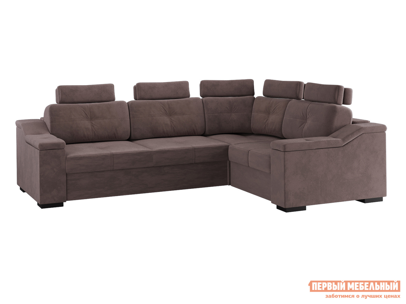 

Угловой диван Триумф Тоффи, иск. замша, Коричневый, Триумф Тоффи, иск. замша