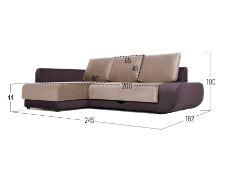 Угловой диван 192-145453