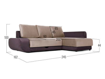 Угловой диван 192-145455