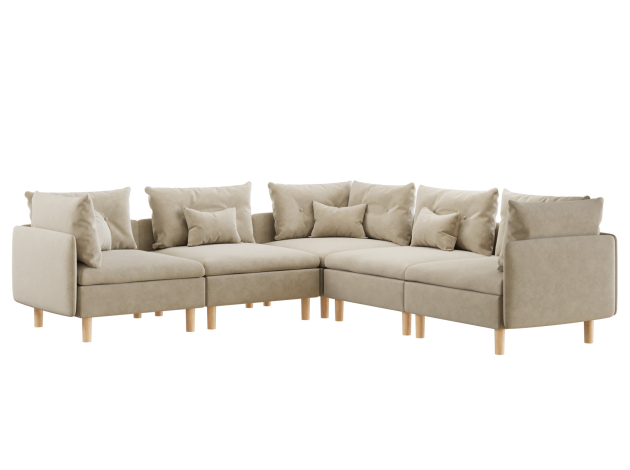 Угловой диван Калисто Макси с подлокотниками