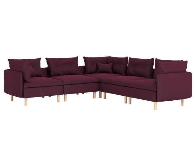 Угловой диван Калисто Макси с подлокотниками