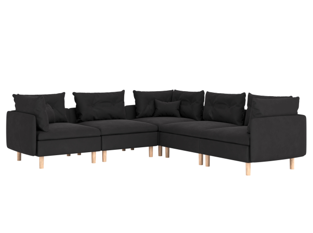 Угловой диван Калисто Макси с подлокотниками