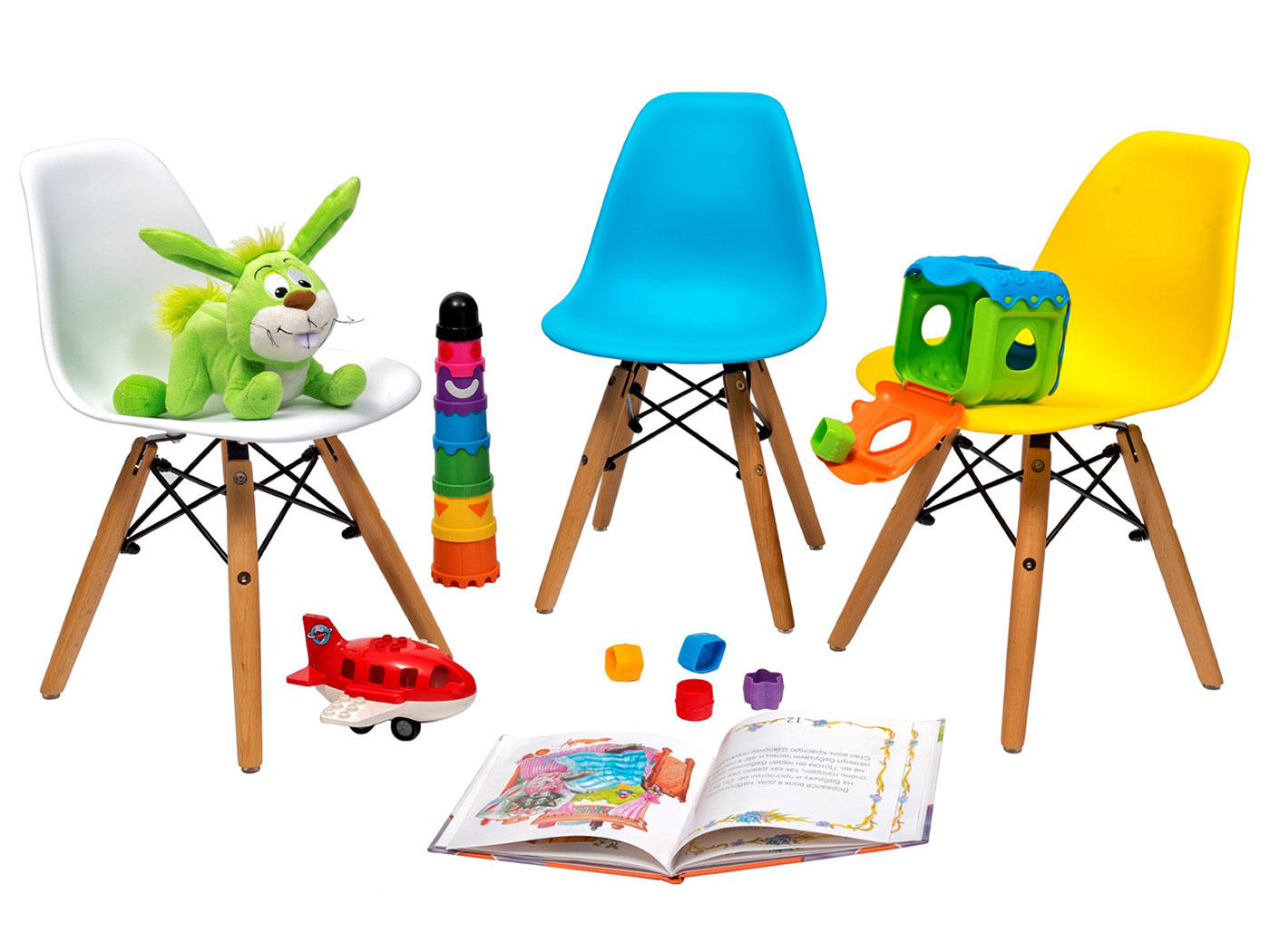 детский стул eames kids