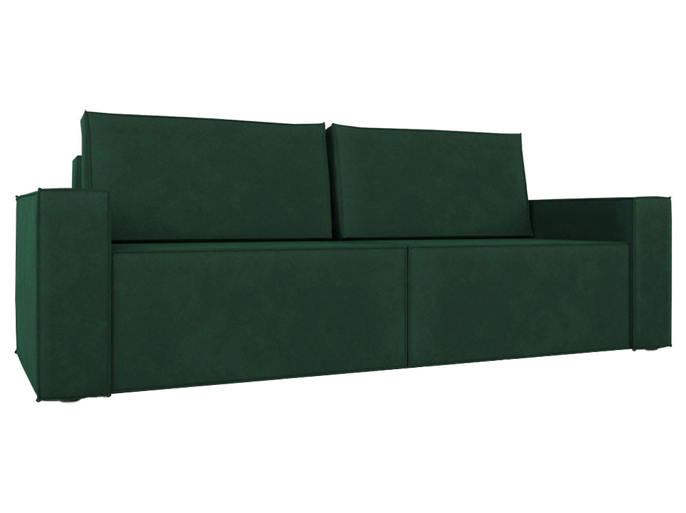 Прямой диван  Лофт Зеленый, велюр Столлайн 138793