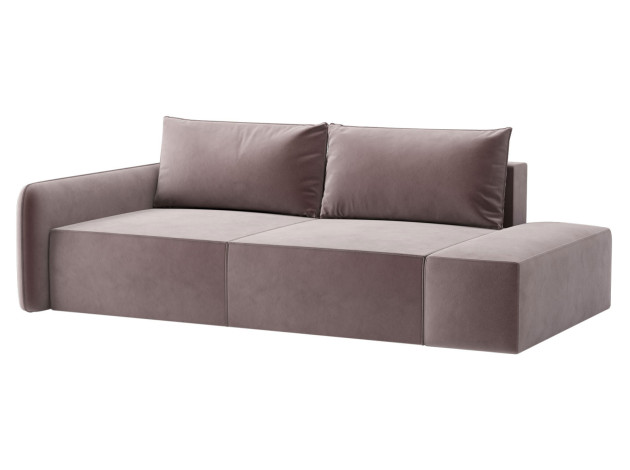 Прямой диван Портленд с банкеткой