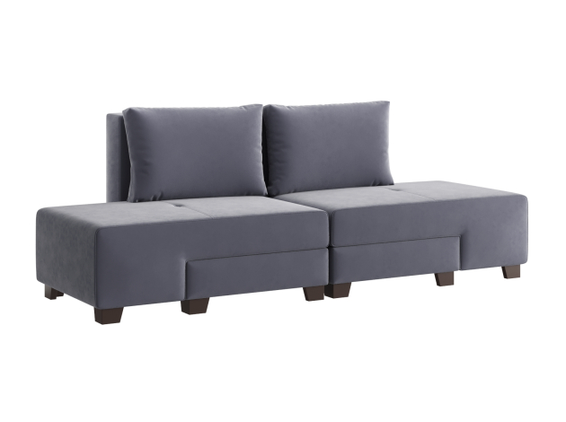 Прямой диван Ленни 2 секции