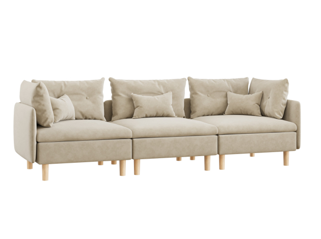 Прямой диван Калисто Макси с подлокотниками