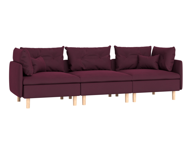 Прямой диван Калисто Макси с подлокотниками