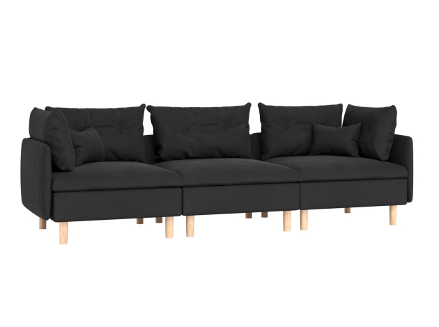 Прямой диван Калисто Макси с подлокотниками