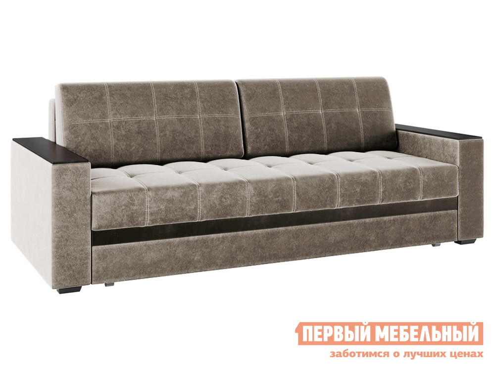 Прямой диван  Виргиния Коричневый Kashemir 234, велюр