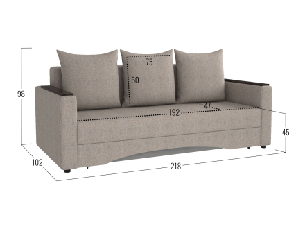 Прямой диван