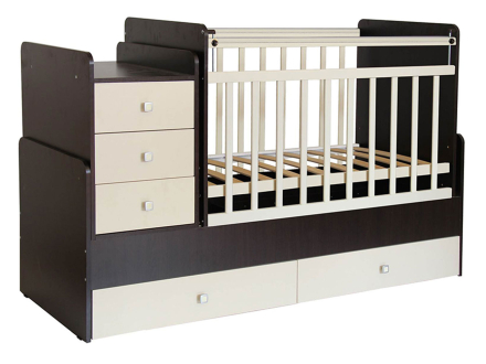 Кроватка-трансформер для новорожденных