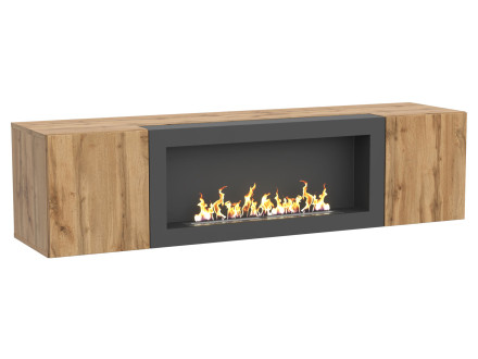 Навесной шкаф с биокамином 193-171997