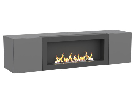 Навесной шкаф с биокамином 193-171996