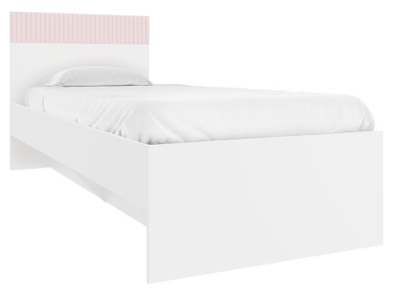 Кровать Алиса Розовый / Белый. 80х200 см в отделке Розовый / Белый, 80х200 см по цене 14290 руб.