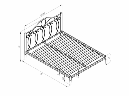 Двуспальная кровать