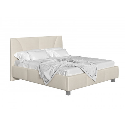 Двуспальная кровать  Кровать с подъемным механизмом Севилья Бежевый, рогожка, 140х200 см