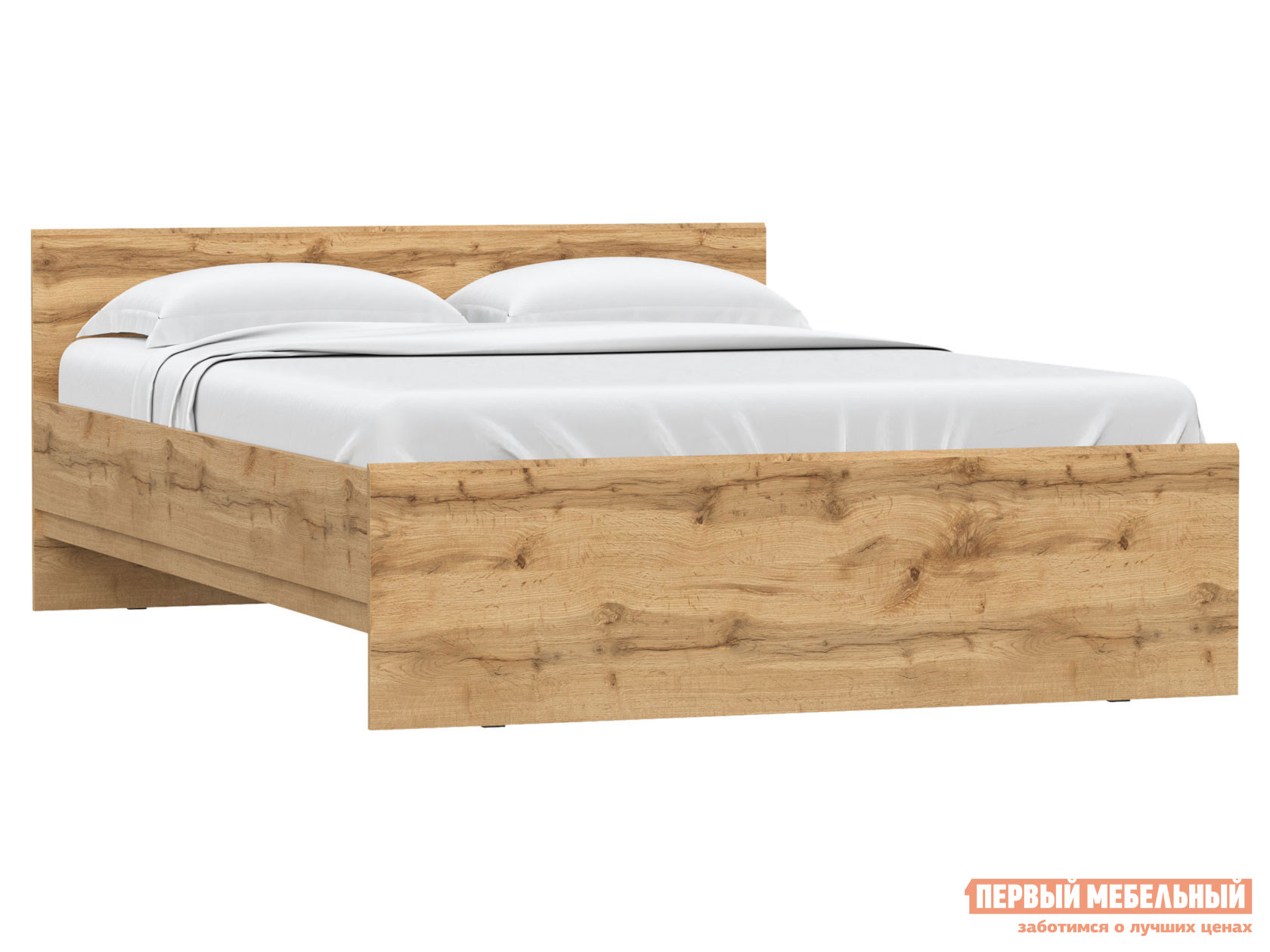 Двуспальная кровать  Штерн Дуб Вотан, 140х200 см