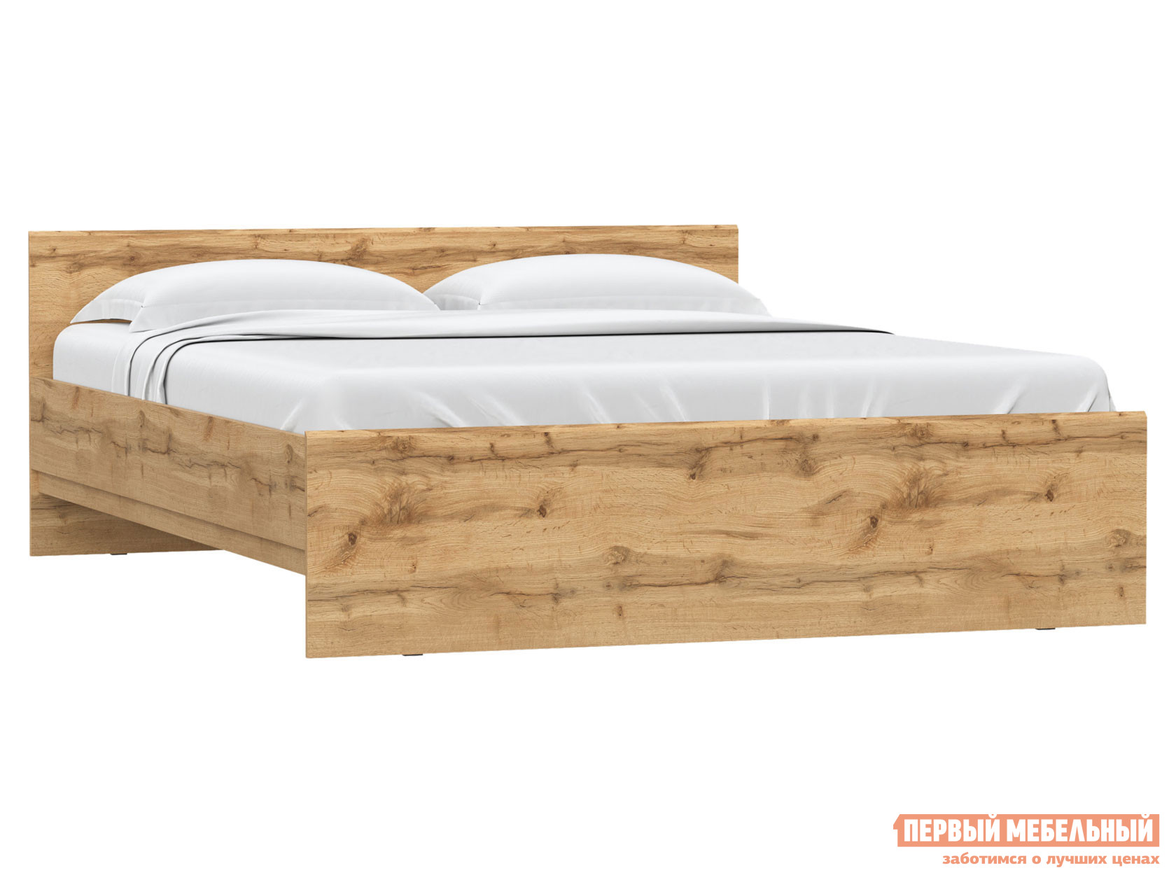 Двуспальная кровать  Штерн Дуб Вотан, 160х200 см