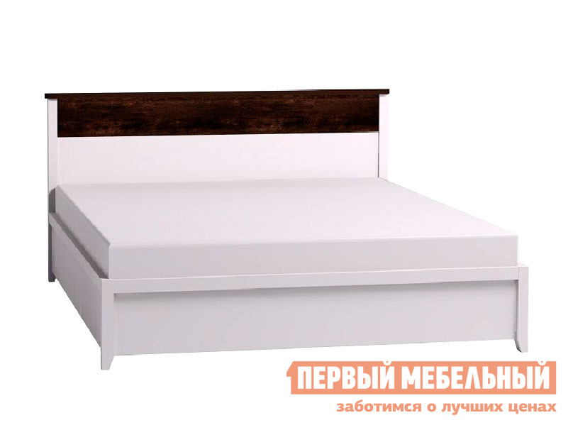 

Двуспальная кровать Норвуд Белый / Орех шоколадный, 160х200 см, С деревянным основанием, Норвуд Белый / Орех шоколадный, 160х200 см, С деревянным основанием